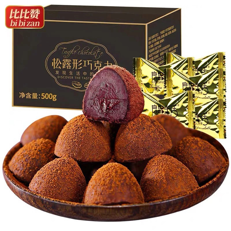 Hộp 500g Sôcôla Tươi Truffle Chocolate Hãng Bibizan