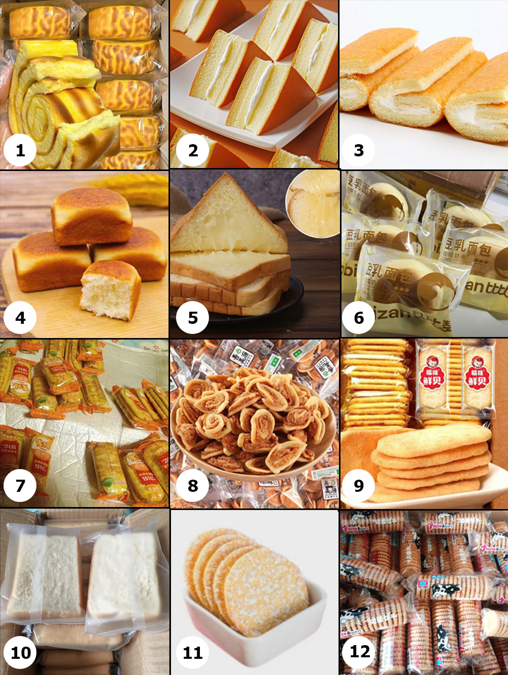 [Combo 2KG] Mix Bánh Ngọt Ăn Vặt Nội Địa Trung | Bánh Mềm, Bánh Quy, Snack Ngọt Giòn | Tự Chọn
